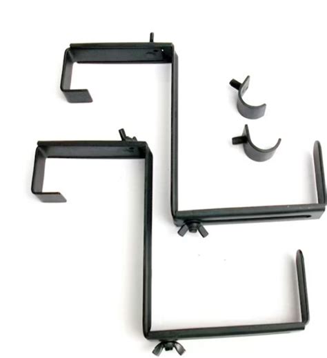 style selections 2-pack 6.75-in steel window box brackets|Window box brackets Plants & Planters .